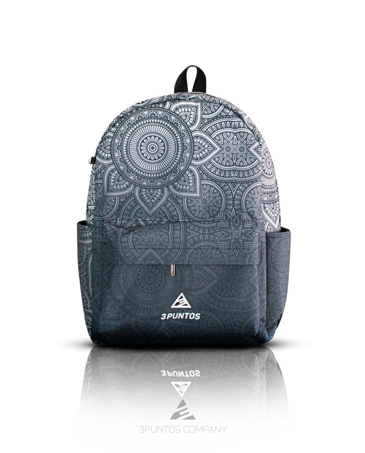 Morral Clásico 3Puntos Mándalas Blancas - 3PUNTOS