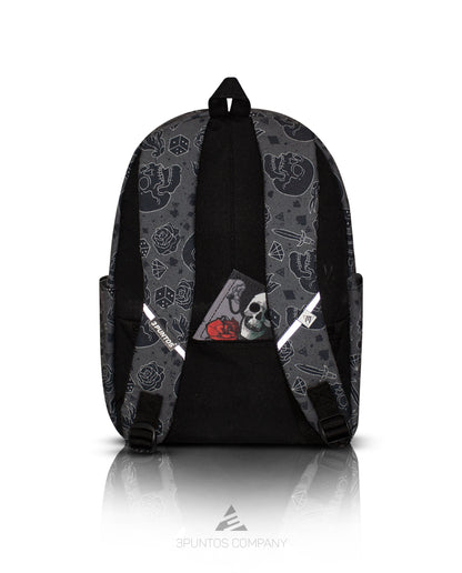 Morral Clásico Calaveras Rosaespada - 3PUNTOS