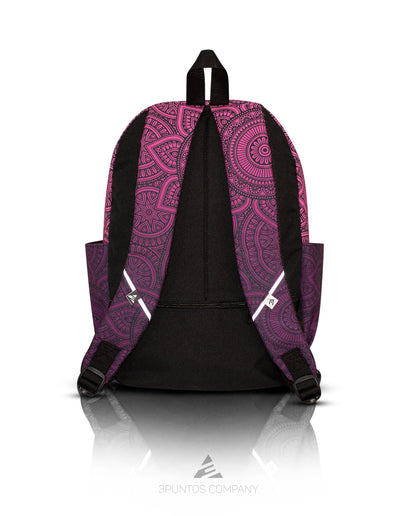 Morral Clásico Mándalas Rosa - 3PUNTOS