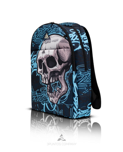 Morral New Style - Calavera Azul - 3PUNTOS