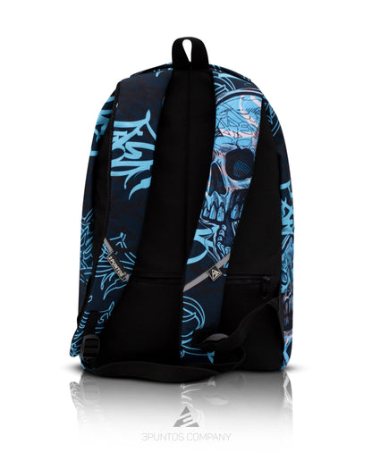 Morral New Style - Calavera Azul - 3PUNTOS