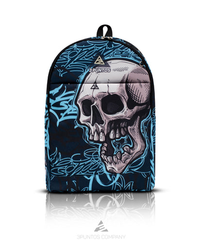 Morral New Style - Calavera Azul - 3PUNTOS
