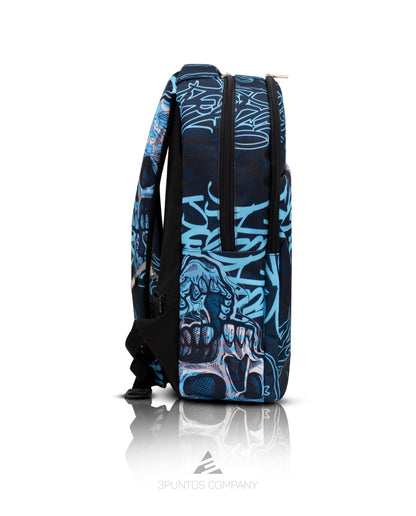 Morral New Style - Calavera Azul - 3PUNTOS