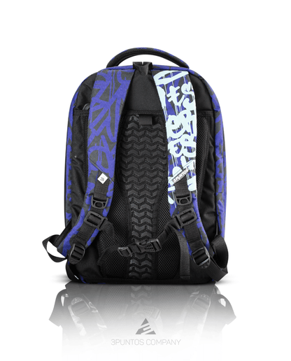 Morral Viajero No Es Suerte Es Disciplina Azul - 3PUNTOS