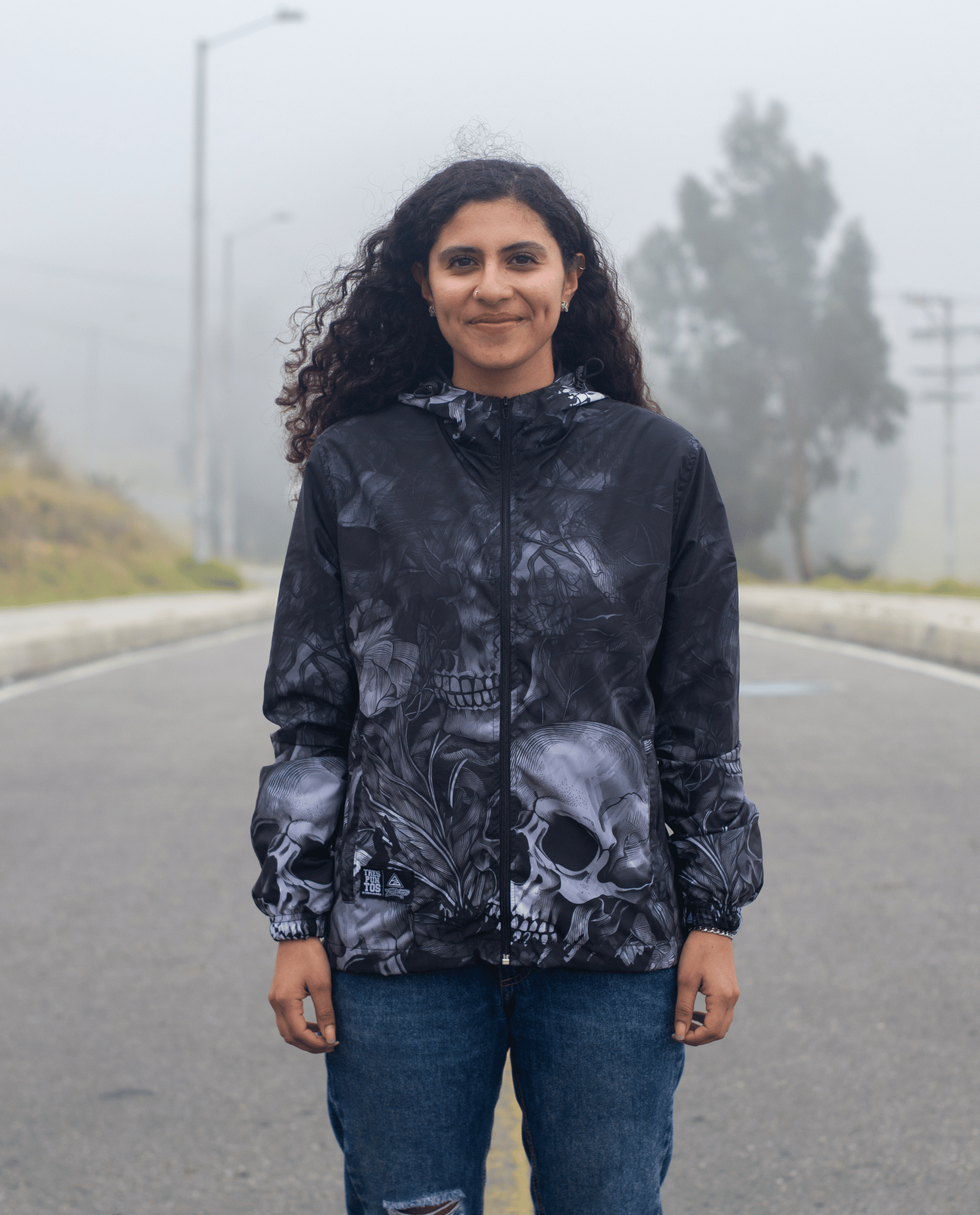 Rompe Vientos Calavera Humo - 3PUNTOS